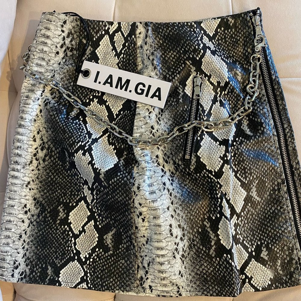 I. AM. GIA. Snakeskin Skirt